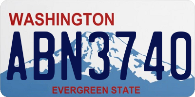 WA license plate ABN3740