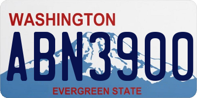 WA license plate ABN3900