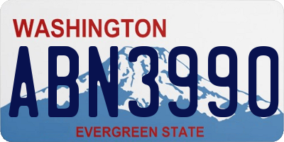 WA license plate ABN3990