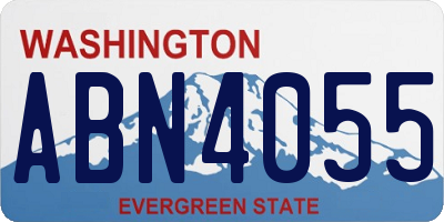 WA license plate ABN4055