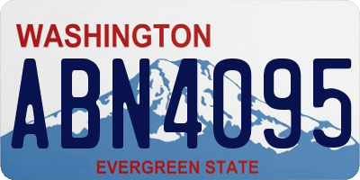 WA license plate ABN4095