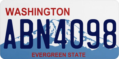 WA license plate ABN4098