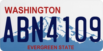 WA license plate ABN4109
