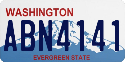 WA license plate ABN4141