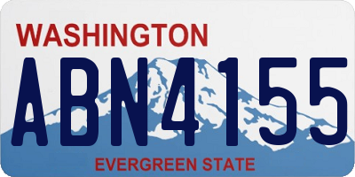 WA license plate ABN4155