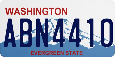WA license plate ABN4410