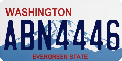 WA license plate ABN4446
