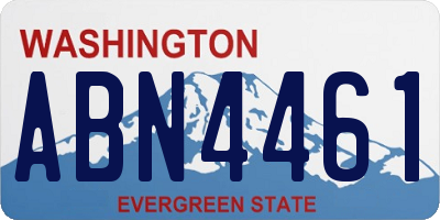 WA license plate ABN4461
