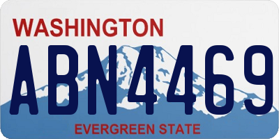 WA license plate ABN4469