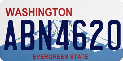 WA license plate ABN4620