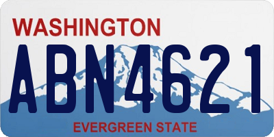 WA license plate ABN4621