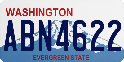 WA license plate ABN4622