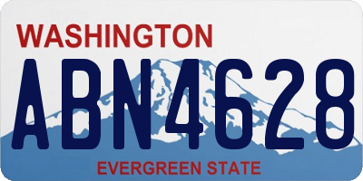 WA license plate ABN4628