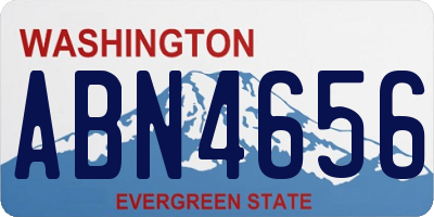 WA license plate ABN4656
