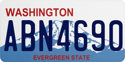 WA license plate ABN4690