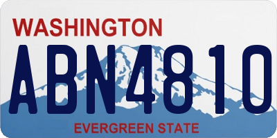 WA license plate ABN4810