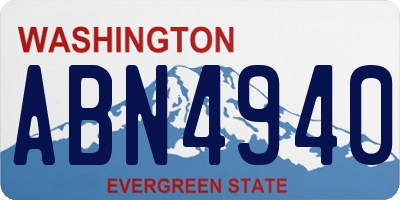 WA license plate ABN4940