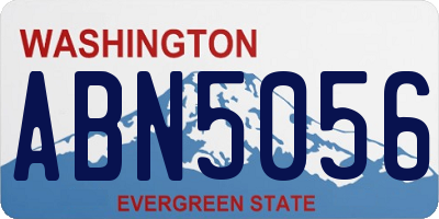 WA license plate ABN5056