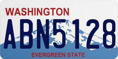 WA license plate ABN5128