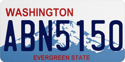WA license plate ABN5150