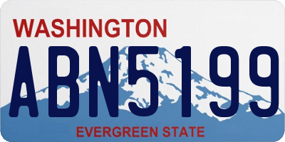 WA license plate ABN5199