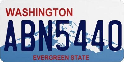 WA license plate ABN5440