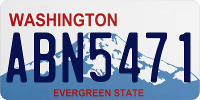 WA license plate ABN5471