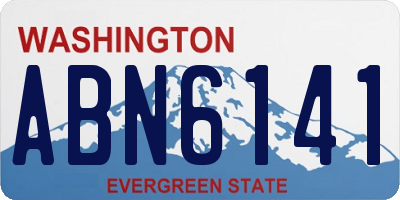 WA license plate ABN6141