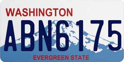WA license plate ABN6175