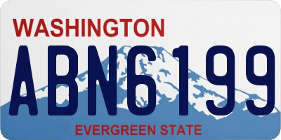 WA license plate ABN6199