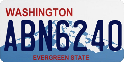 WA license plate ABN6240