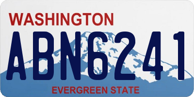 WA license plate ABN6241