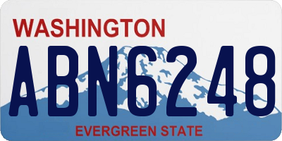 WA license plate ABN6248