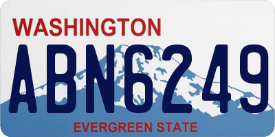 WA license plate ABN6249