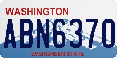 WA license plate ABN6370
