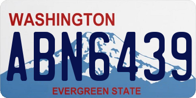 WA license plate ABN6439