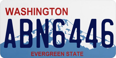WA license plate ABN6446