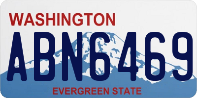 WA license plate ABN6469