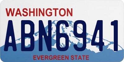 WA license plate ABN6941