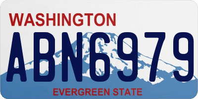 WA license plate ABN6979