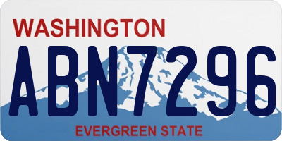WA license plate ABN7296