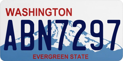 WA license plate ABN7297