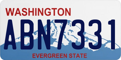 WA license plate ABN7331