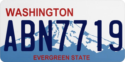 WA license plate ABN7719