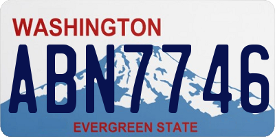 WA license plate ABN7746
