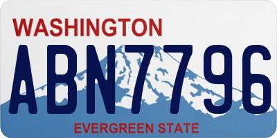 WA license plate ABN7796