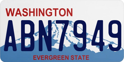 WA license plate ABN7949