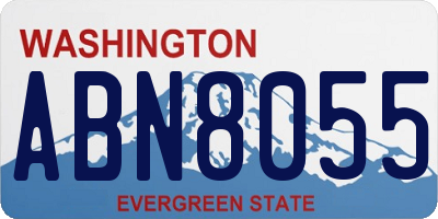 WA license plate ABN8055
