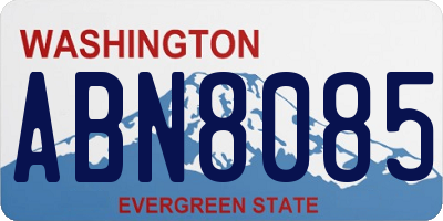 WA license plate ABN8085
