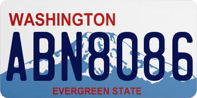 WA license plate ABN8086